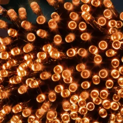 The Christmas Shop 200 Amber LED Lights| Electric Operated Lights