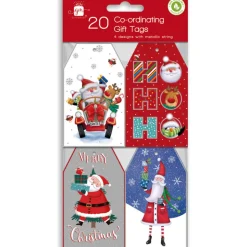 The Christmas Shop 20 Gift Tags| Tags & Labels