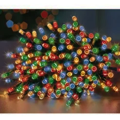 The Christmas Shop 80 LED Coloured Lights| Electric Operated Lights