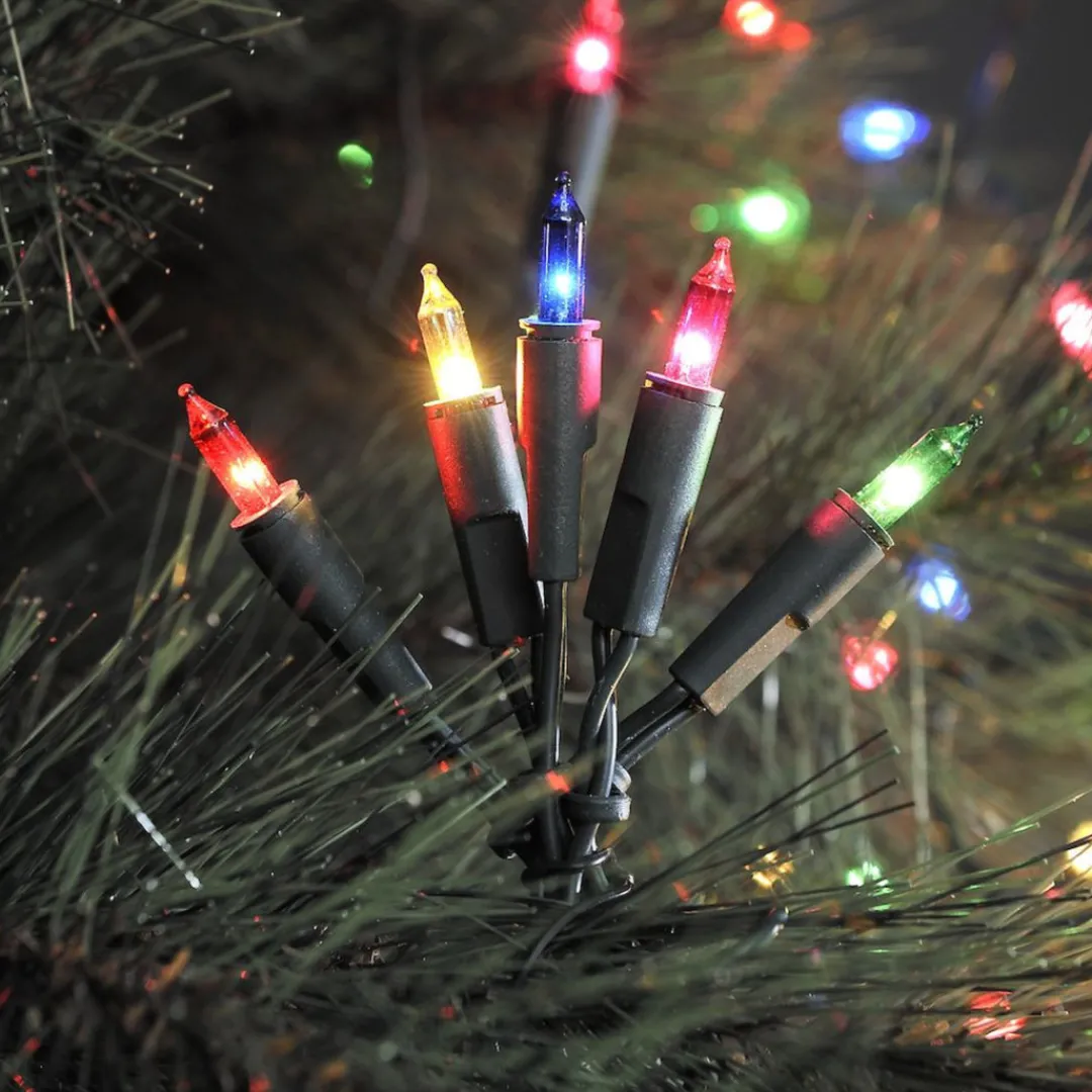 The Christmas Shop 140 Multifunction Coloured Lights| Electric Operated Lights