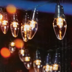 The Christmas Shop 120 Warm White LED Party Lights| Electric Operated Lights