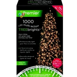 The Christmas Shop 1000 Warm White Lights| Electric Operated Lights