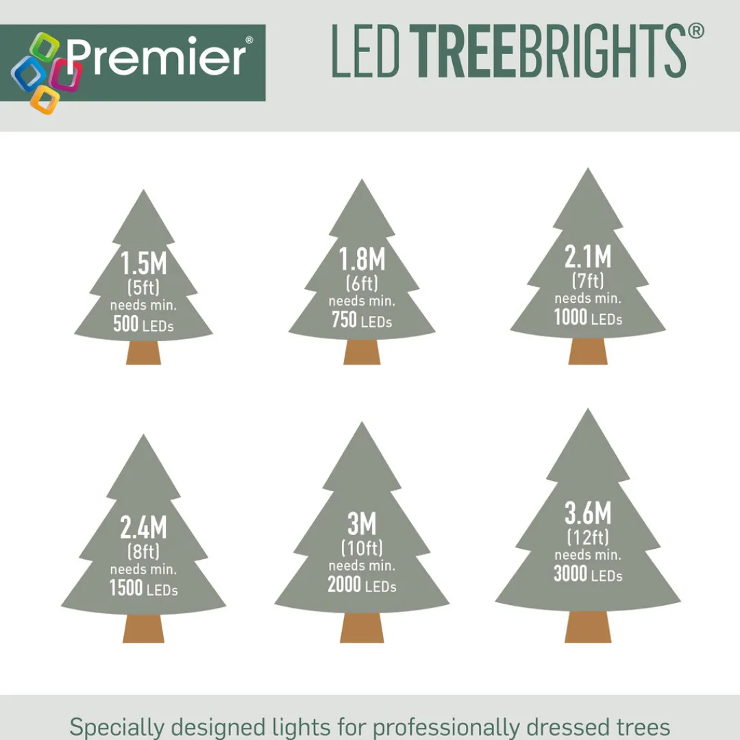 The Christmas Shop 1000 Warm White Lights| Electric Operated Lights