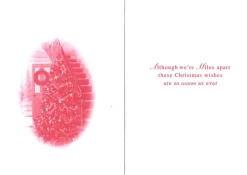 The Christmas Shop Across The Miles Card| Single Cards