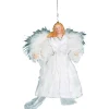 The Christmas Shop Angel In White Dress| Treetop Angels|Silver & White Theme