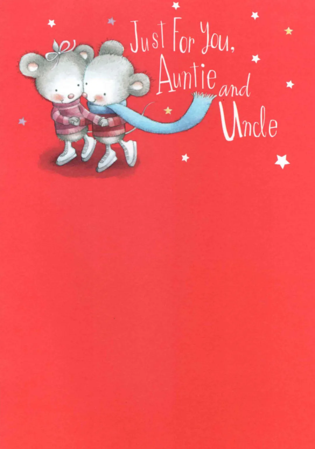 The Christmas Shop Auntie & Uncle Christmas Card| Cards For Relatives