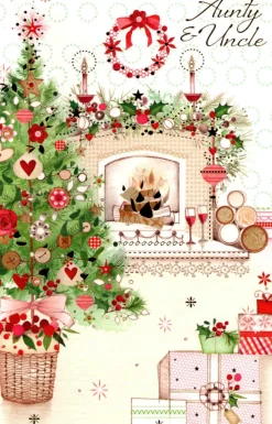 The Christmas Shop Aunty & Uncle Card| Cards For Relatives