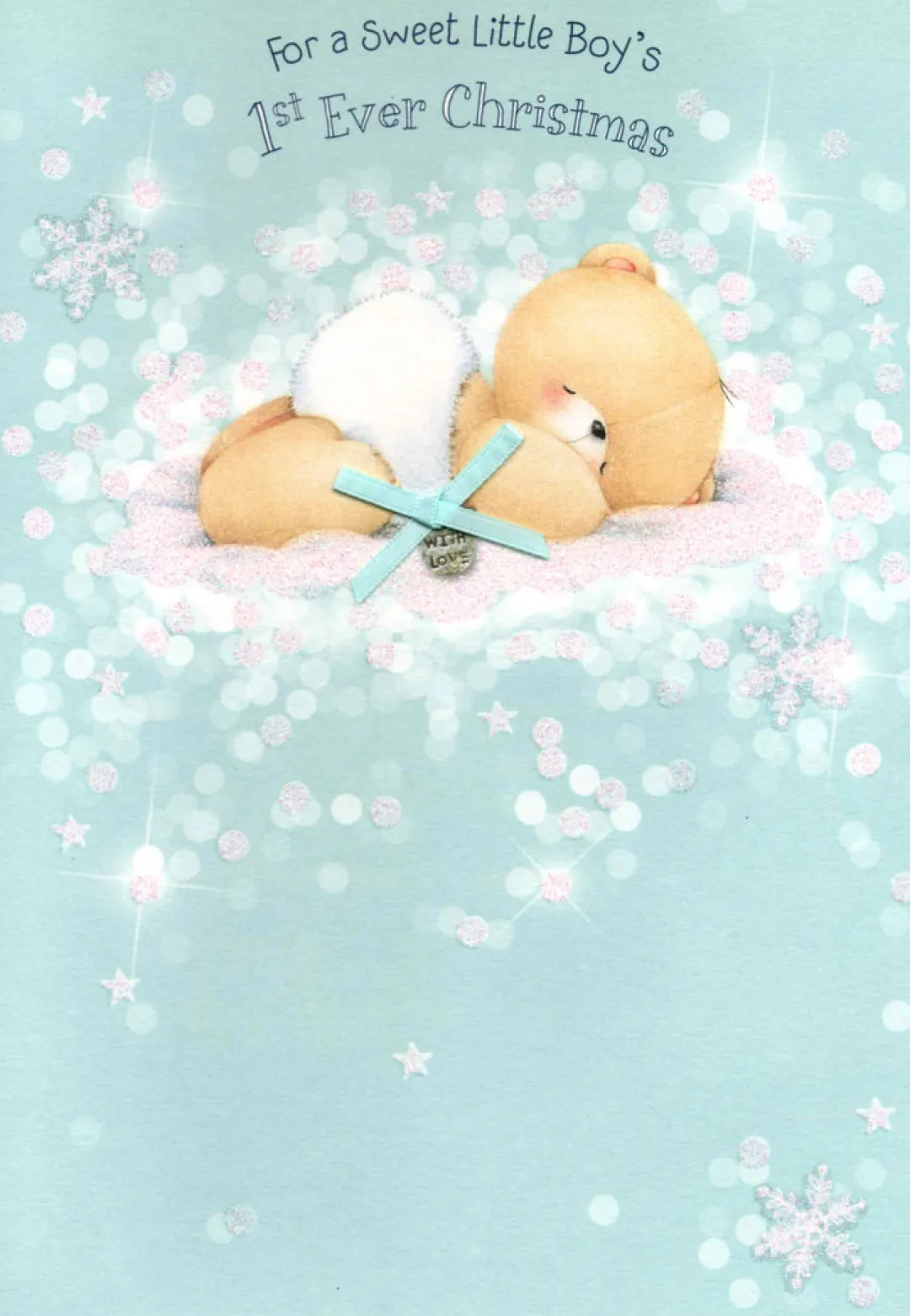 The Christmas Shop Baby Boy's 1st Christmas Card| Single Cards