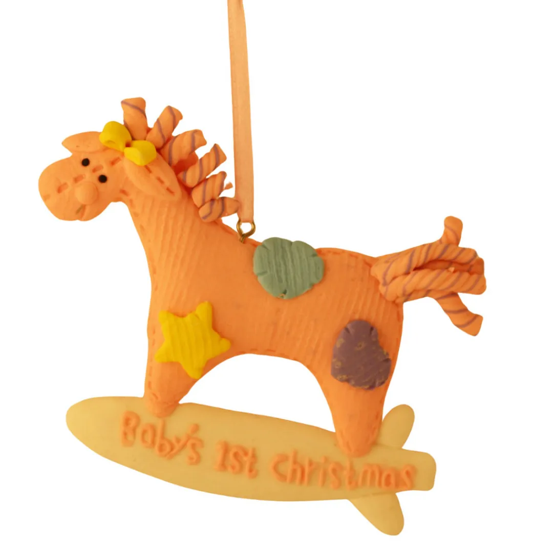The Christmas Shop Baby's 1st Rocking Horse| Baby'S First Christmas