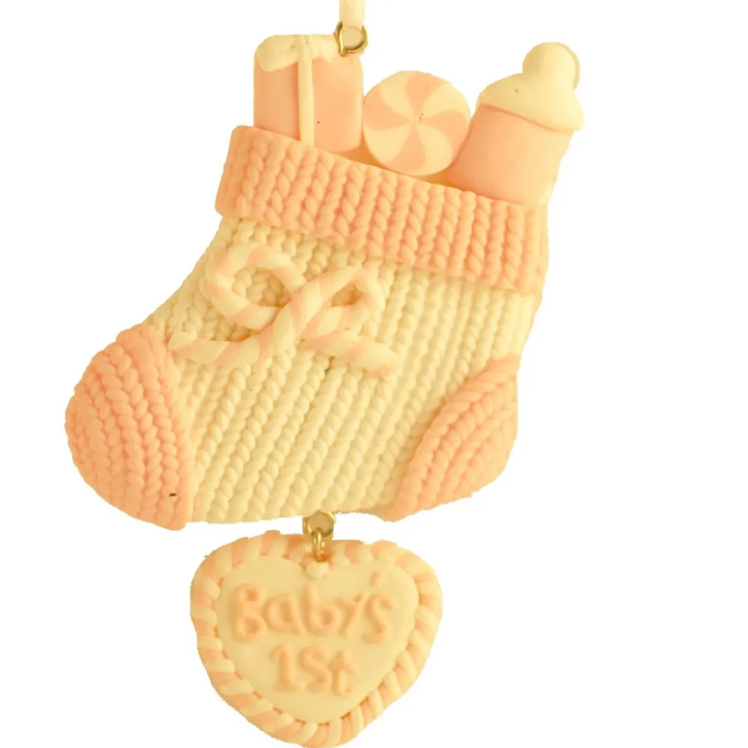 The Christmas Shop Baby's1st Bootie| Baby'S First Christmas