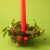 The Christmas Shop Berry & Mistletoe Candlering| Picks & Berries|Candles
