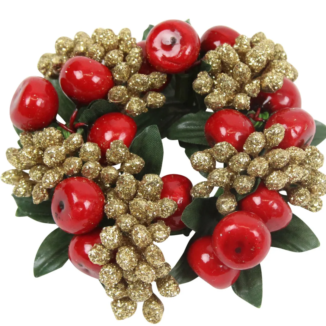 The Christmas Shop Berry Candlering| Picks & Berries|Candles