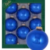 The Christmas Shop Blue Shiny Baubles| Other Colours|Glass