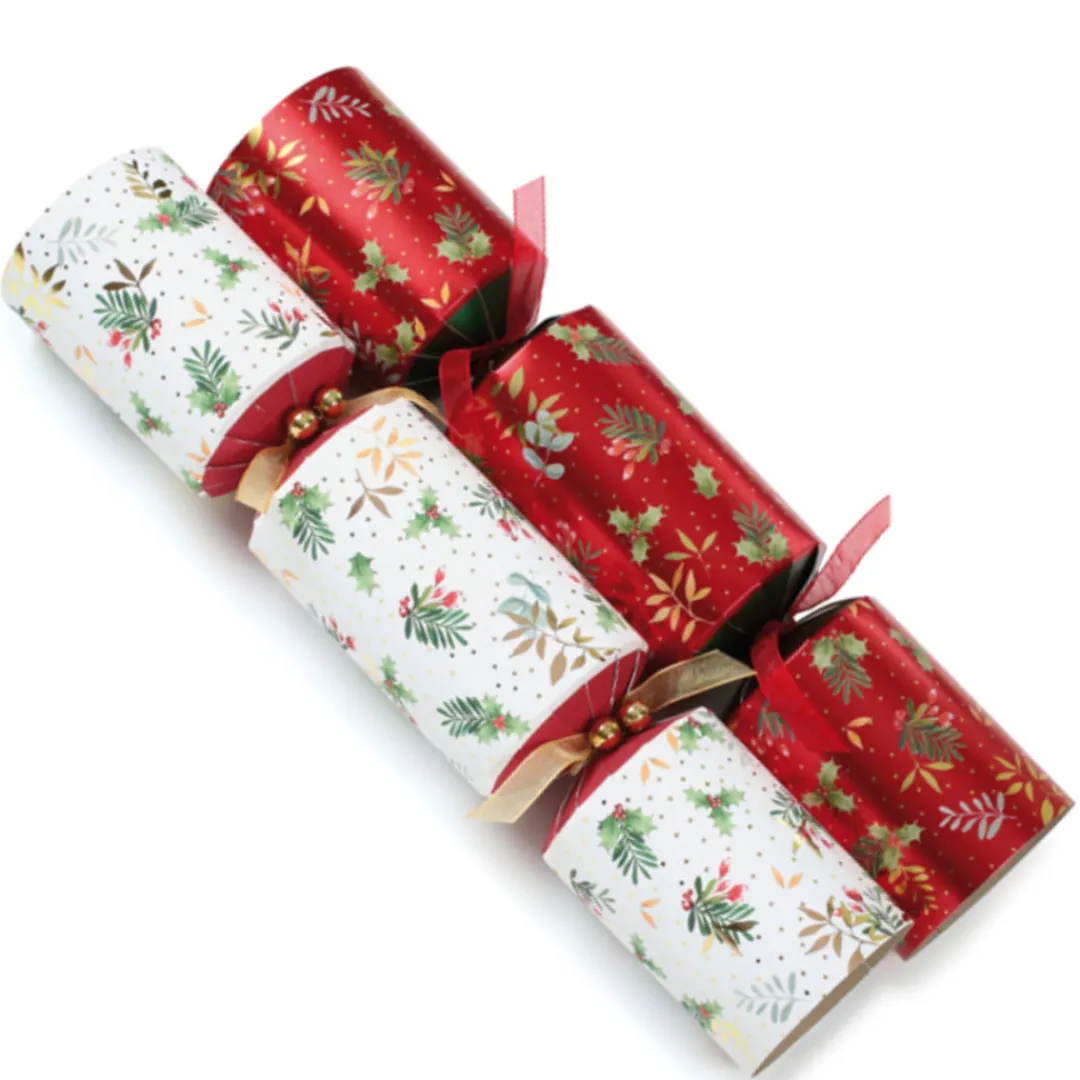 The Christmas Shop Box Of 6 Premium Christmas Crackers| Crackers