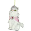 The Christmas Shop Cat In Tiara| Characters|Silver & White Theme