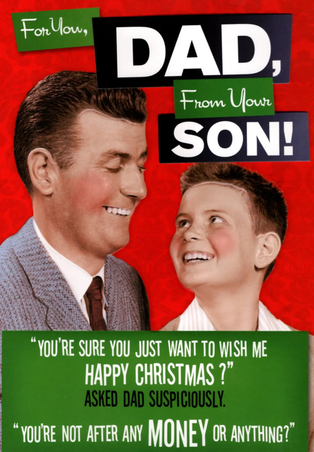 The Christmas Shop Christmas Card Dad| Cards For Relatives