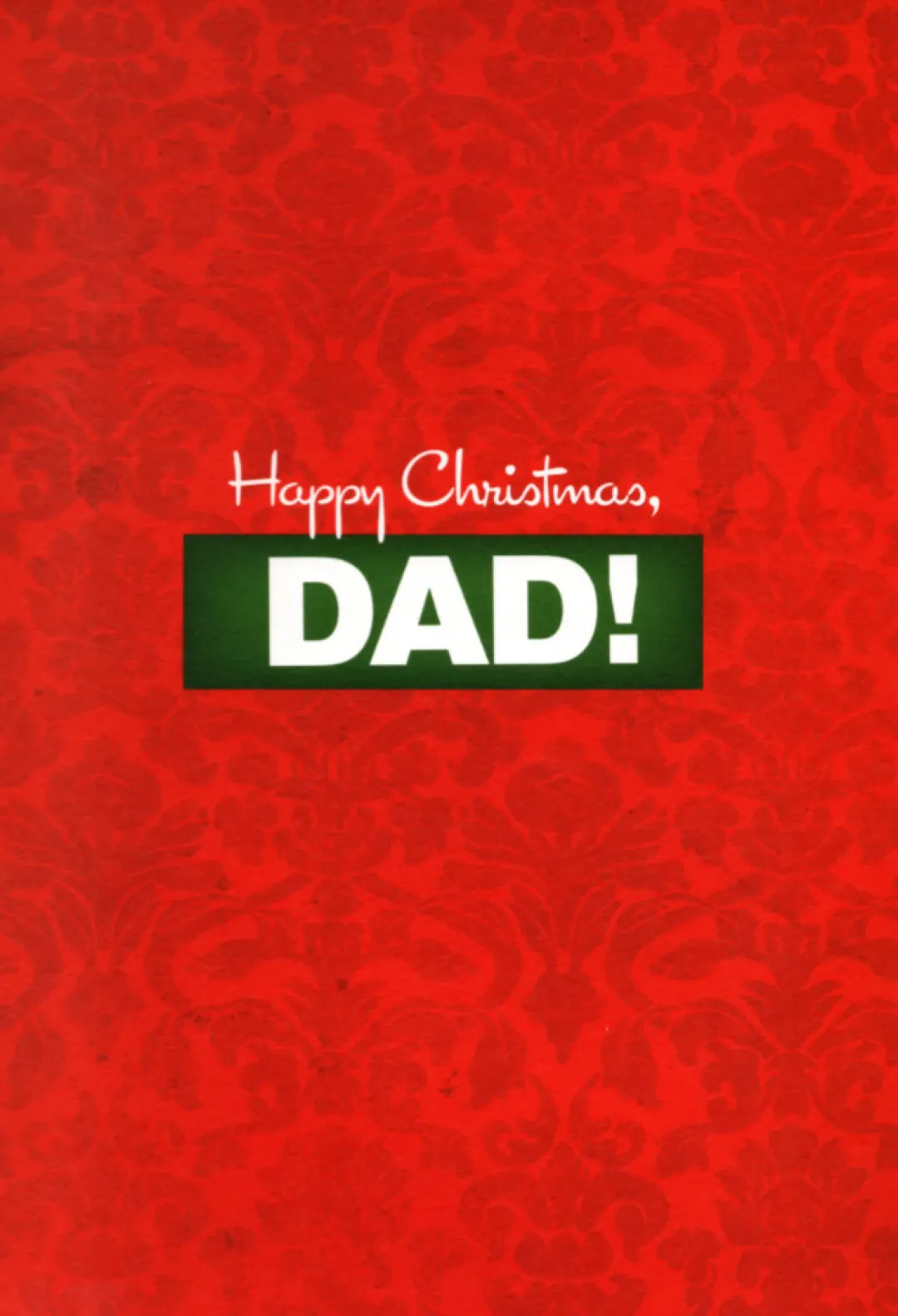 The Christmas Shop Christmas Card Dad| Cards For Relatives