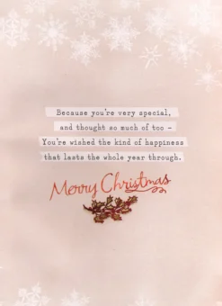 The Christmas Shop Christmas Card Daughter-in-Law| Cards For Relatives