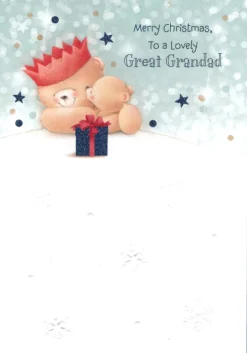 The Christmas Shop Christmas Card Great Grandad| Cards For Relatives