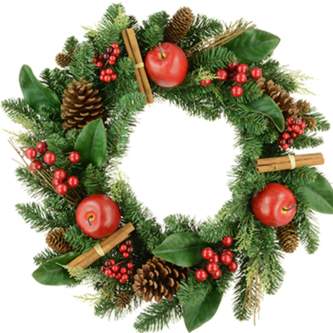 The Christmas Shop Christmas Lodge Wreath| Wreaths