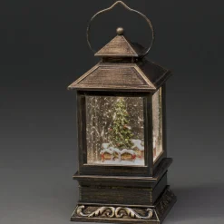 The Christmas Shop Christmas Market Water Lantern| Battery Operated Lights|Electric Operated Lights