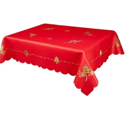 The Christmas Shop Christmas Tablecloth 178 X 264cm| Tablecloths