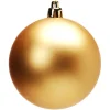 The Christmas Shop 10cm Matt Gold Bauble| Gold Theme|Shatterproof