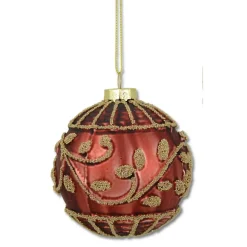 The Christmas Shop Copper Glass Bauble| Other Colours|Glass