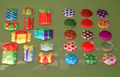 The Christmas Shop 3-D Laser Stickers| Stickers|Novelties