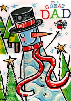 The Christmas Shop Dad Christmas Card| Cards For Relatives