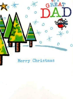 The Christmas Shop Dad Christmas Card| Cards For Relatives