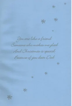 The Christmas Shop Dad Christmas Card| Cards For Relatives