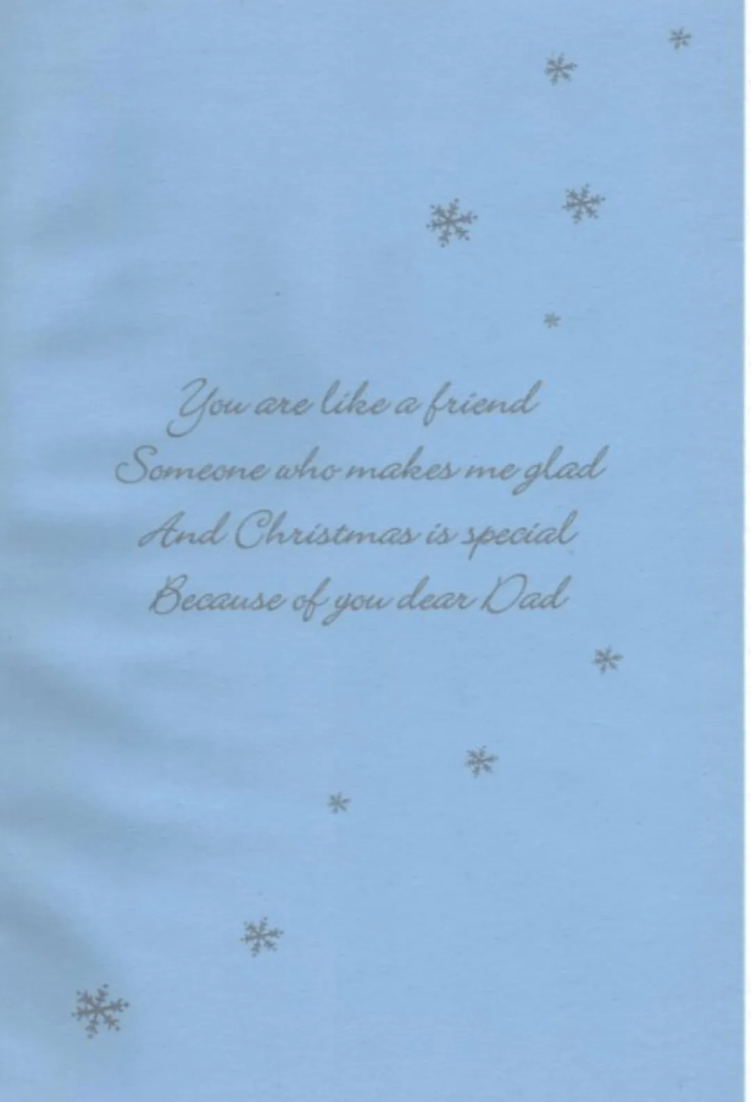 The Christmas Shop Dad Christmas Card| Cards For Relatives