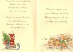 The Christmas Shop Dad Christmas Card| Cards For Relatives