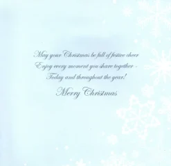 The Christmas Shop Daughter And Son-in-Law Christmas Card| Cards For Relatives