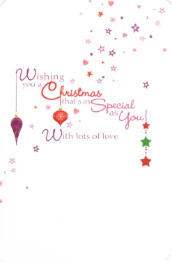 The Christmas Shop Daughter Christmas Card| Cards For Relatives