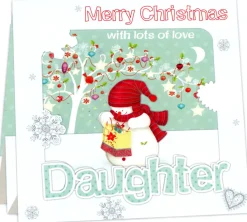 The Christmas Shop Daughter Christmas Card| Cards For Relatives