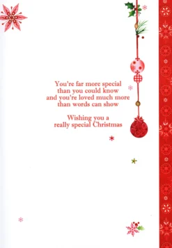 The Christmas Shop Daughter Christmas Card| Cards For Relatives