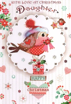 The Christmas Shop Daughter Christmas Card| Cards For Relatives