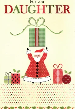 The Christmas Shop Daughter Christmas Card| Cards For Relatives