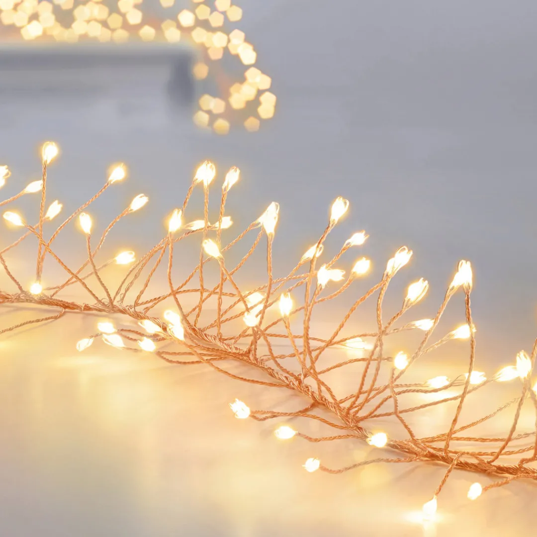 The Christmas Shop Densely Lit Garland| Electric Operated Lights