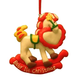 The Christmas Shop Dough Rocking Horse| Baby'S First Christmas
