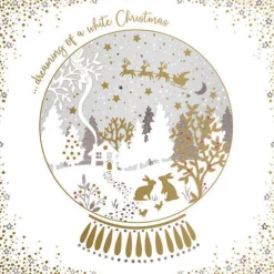 The Christmas Shop Dreaming Of A White Christmas Cards| Packs Of Cards