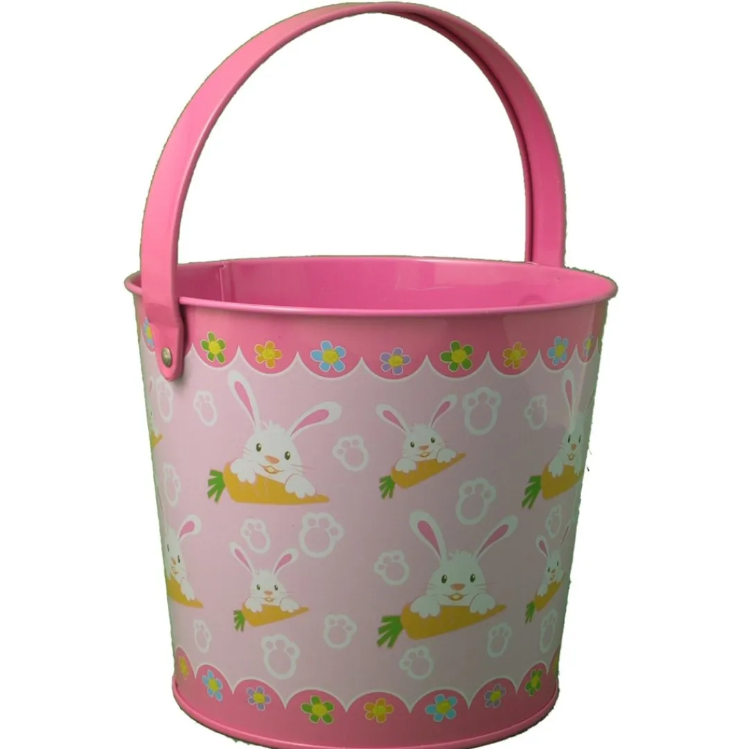 The Christmas Shop Easter Bucket With Bunny Designs| Easter Etc.