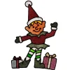 The Christmas Shop Elf Window Sticker| Window Clings