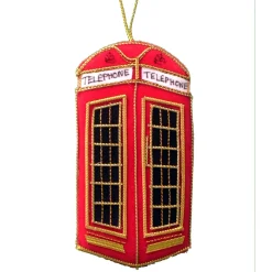 The Christmas Shop Fabric Telephone Box| London