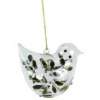 The Christmas Shop Glass Bird With Mistletoe Motifs| Characters|Glass