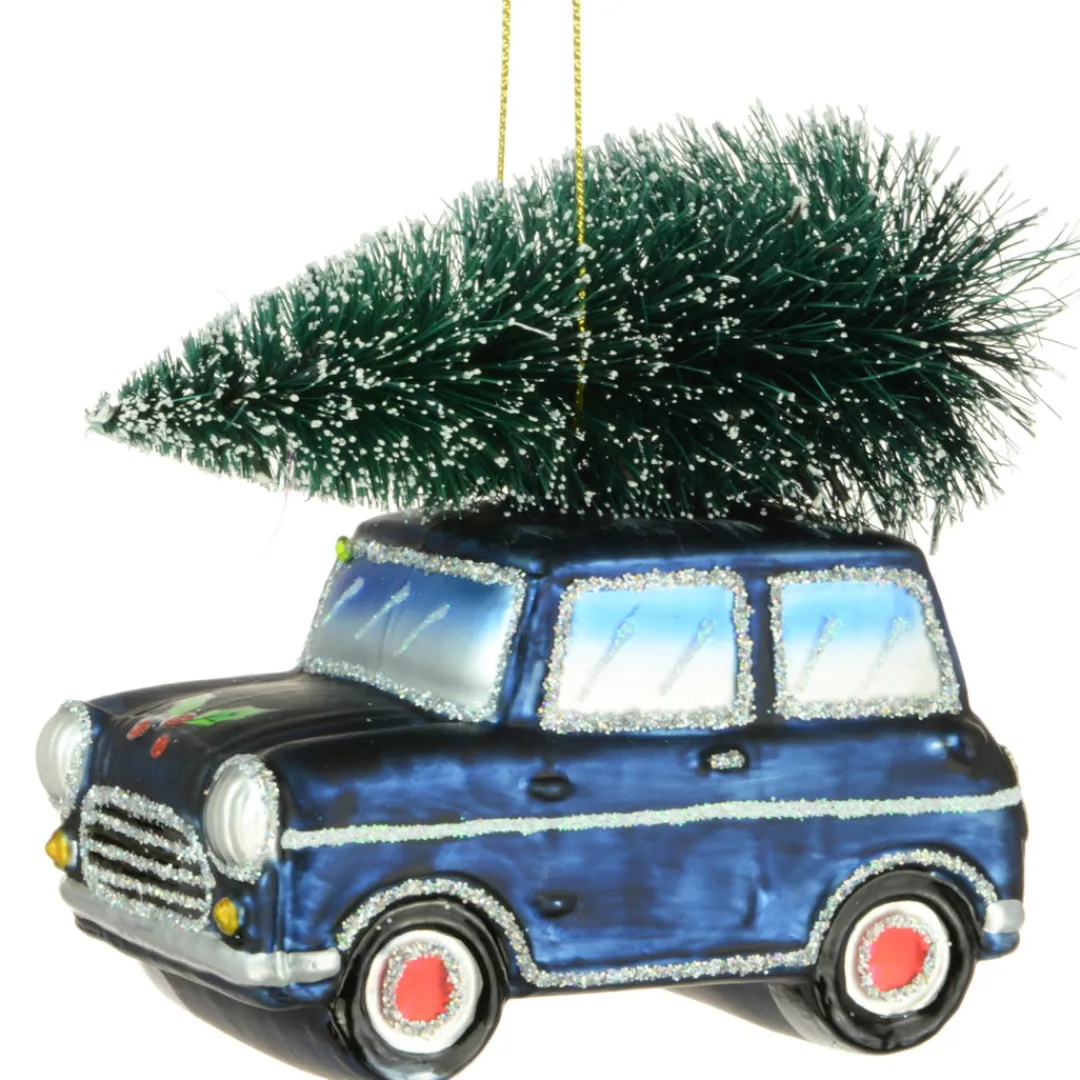 The Christmas Shop Glass Blue Mini| Glass