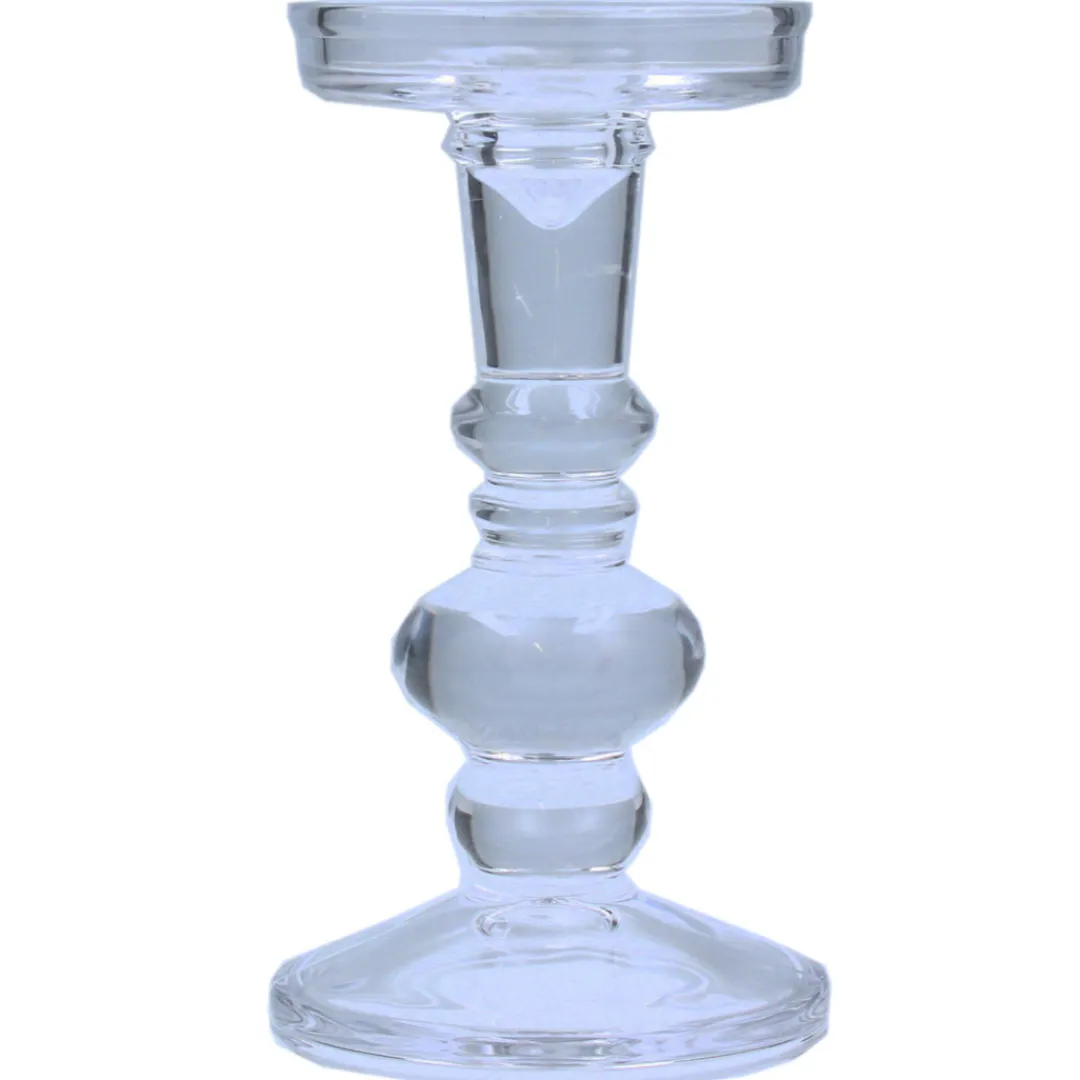 The Christmas Shop Glass Candle Stick| Candles