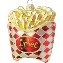 The Christmas Shop Glass Fries| Other Colours|Glass